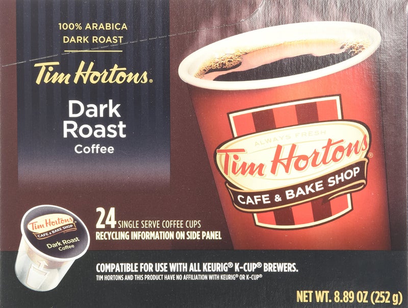 Tim Hortons Dark Roast Single Serve Coffee Cups, 96 Count (Packaging May Vary) - Image 3